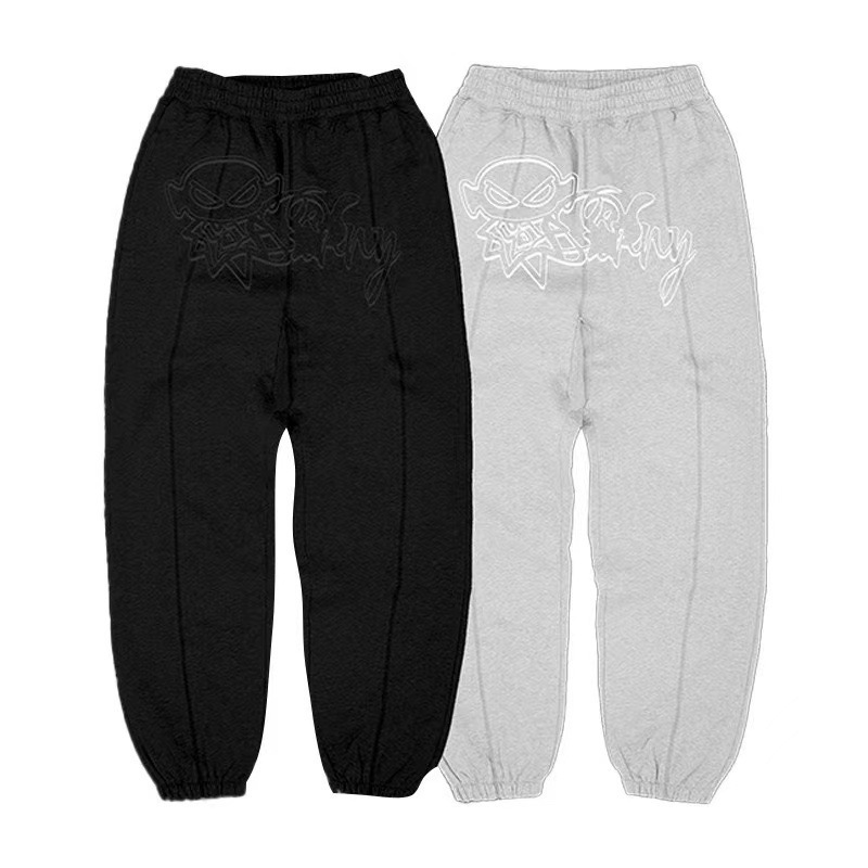Y2k Europe and the United States retro dragon embroidery men pants hip hop trend fashion straight pants casual loose sweatpants 250214