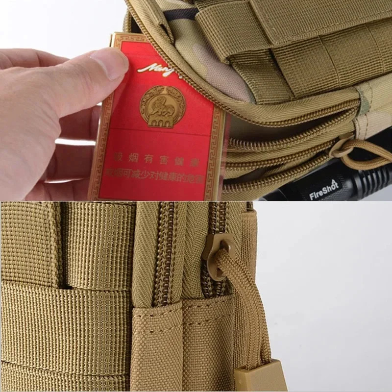 Molle Pouch Multipurpose Waist Bag Tactical Holster Belt Pack Wallet Purse Phone Case 250612