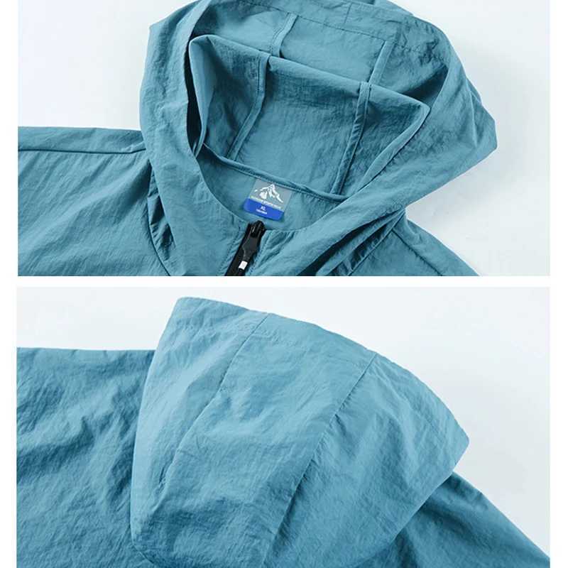 Fast Shipping Camping Jacket Men Fishing Coats Male Windbreaker Clothing Summer Sunscreen Jackets Ultrathin Cycling Trip Outwear W250623