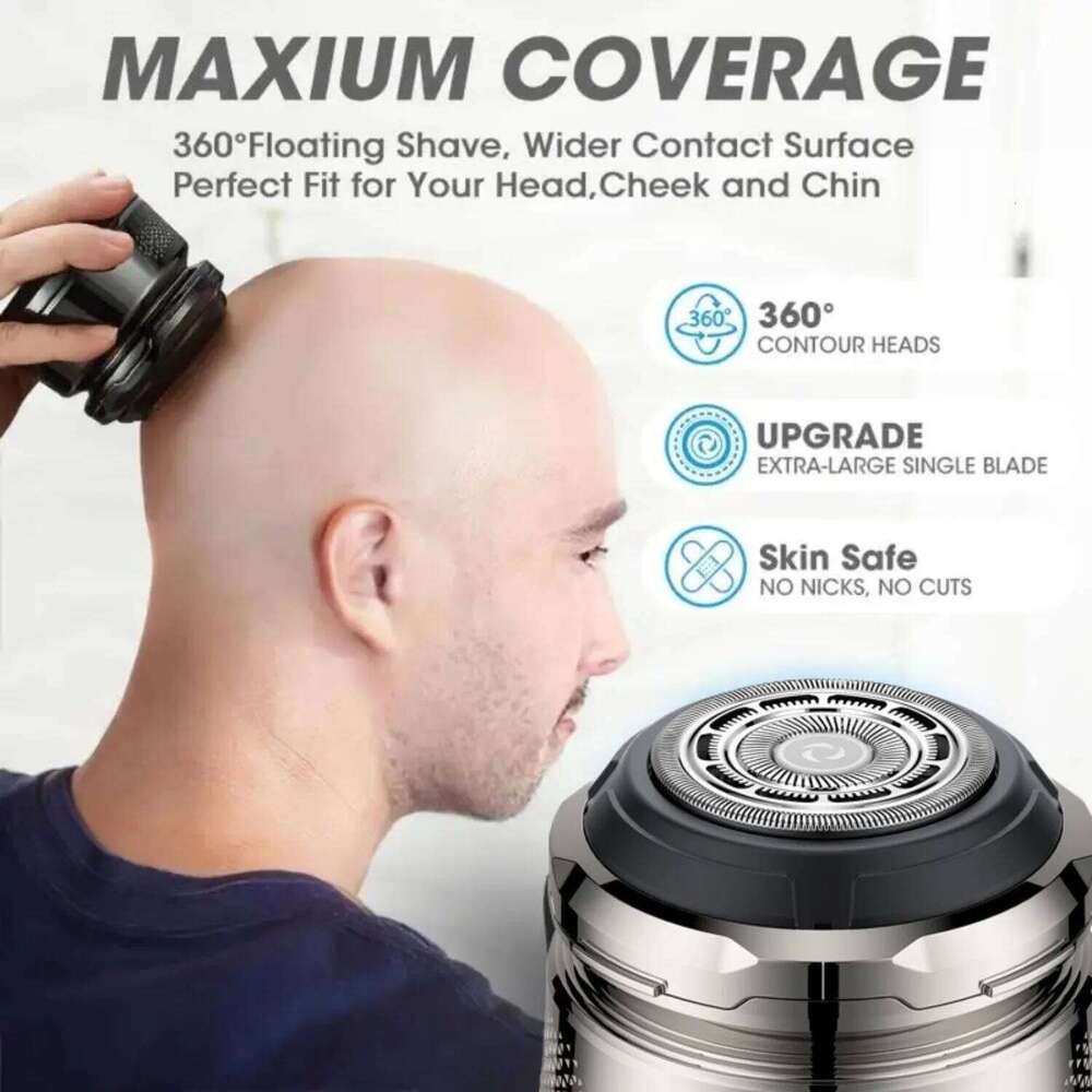 Mini Razor Pockets Electric Shaver Floating Quick Shave Waterproof Razors For Men Bald Head Artifact USB Recharge