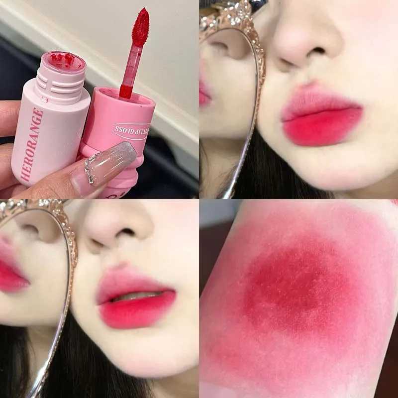 Smoky Nude Purple Matte Muse Lip Mud 6 Color Liquid Lipstick Matte Rose Pink Lip Gloss Lasting Waterproof Lip Tint Korean Makeup XJ250623