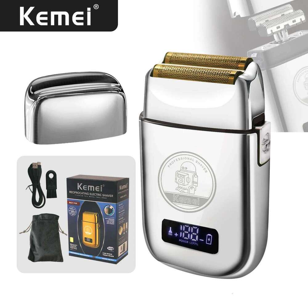 Kemei Professional Electric Shaver Rechargeable Hair Razor Beard Trimmer Shaving Cutting Hine For Men Km-Tx3