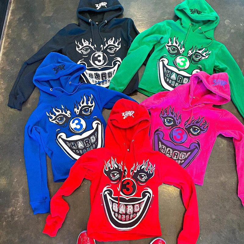 Hoodie Aesthetic Creativity Cartoon Funny interesting prints Hooded Sweatshirt Y2K Clothing Womens Jacket Top Mens Hoodie Punk 250617