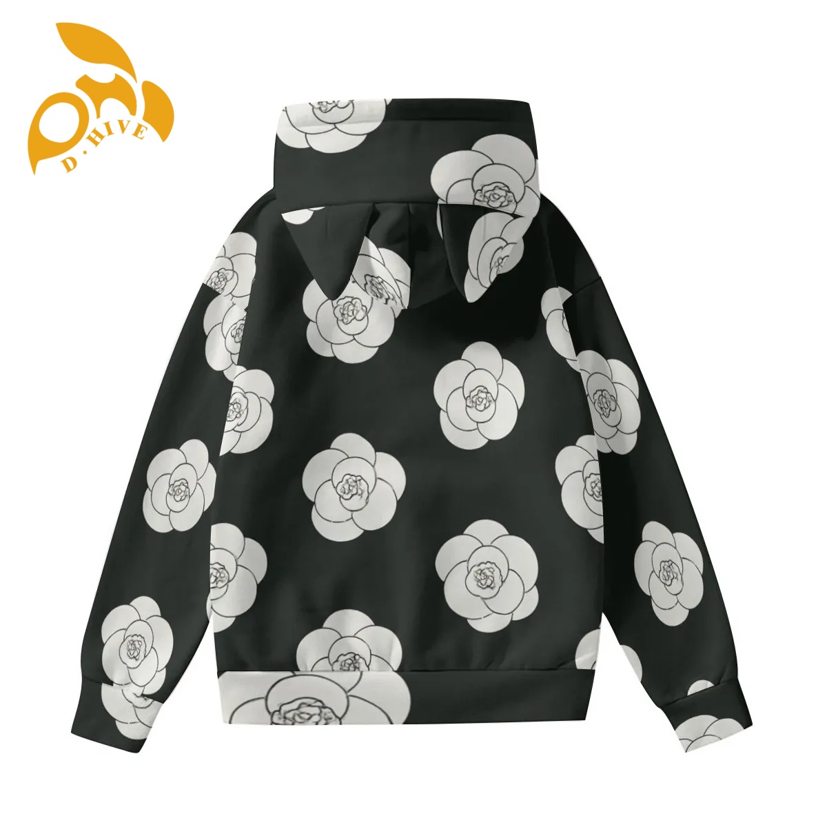 free shipping of customized fashionable Ladies' polyester cotton hooded pocket sweatshirt is suitable Cat ear decoration attractive comfortable