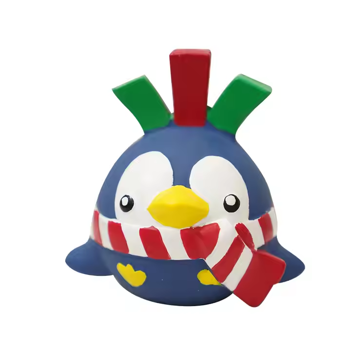 Christmas Squeaky Dog Chew Toys Interactive Latex Soft Dog Toy Manufacturer Wholesale 2pcs/Pack