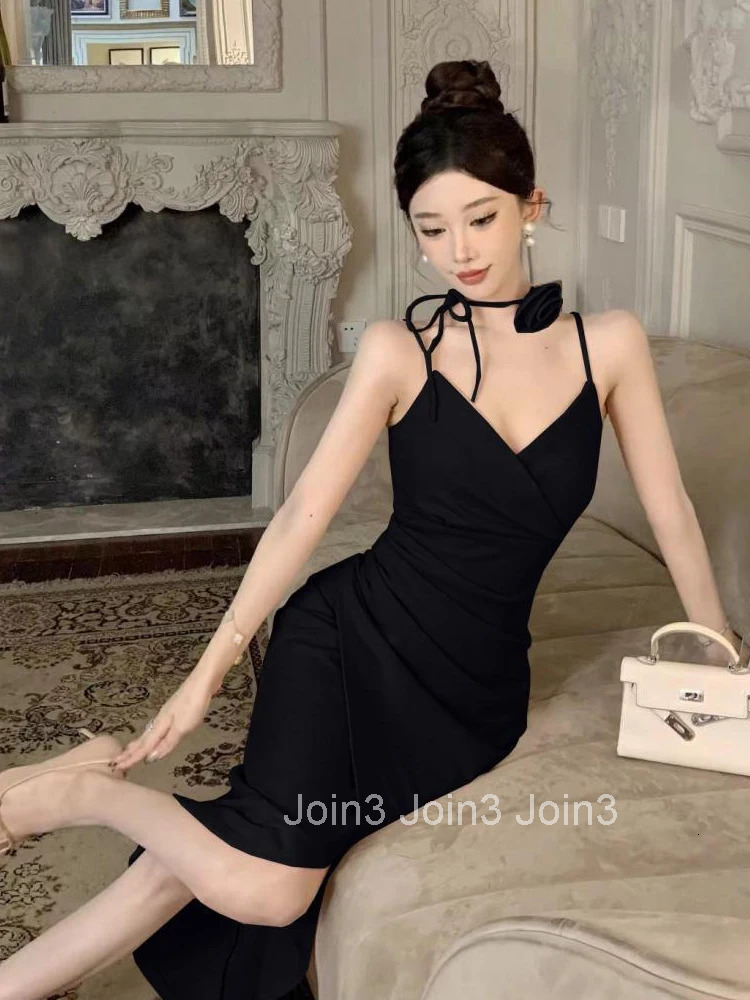 New Summer Sexy Strap Vacation Evening Dress Women Clothes Elegant V-Neck Skinny Asymmetrical Long Party Club Prom Robe Vestidos