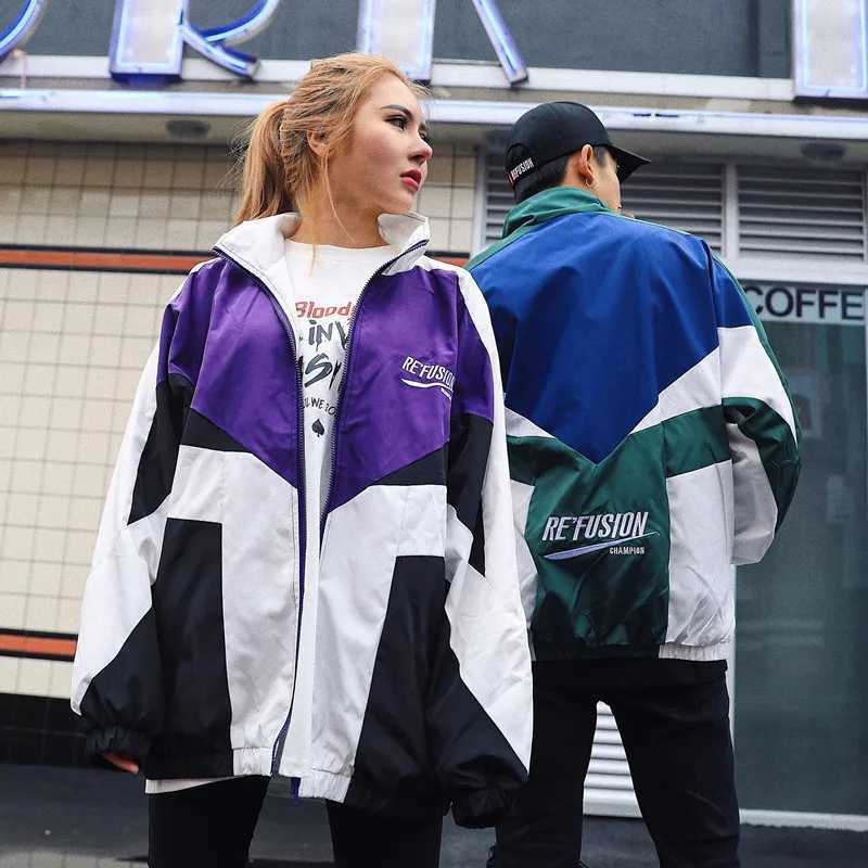 College Style Varsity Jacket Men Spring Letter Embroidery Bomber Jacket Casual Street Loose Patchwork Zipper Coat Women Couple W250623