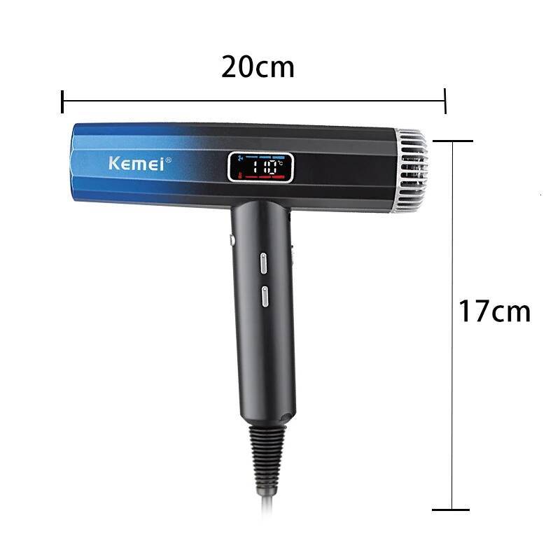 KEMEI KM-6906 OEM Factory Negative Ionic 2000w High Speed Salon Hair Blow Dryer With Diffuser Secador De Cabelo