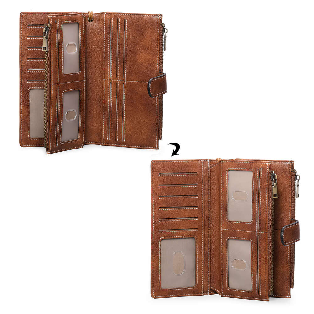 New Long Wallet RFID Multi-Function Women's Purse 70% off Clutch