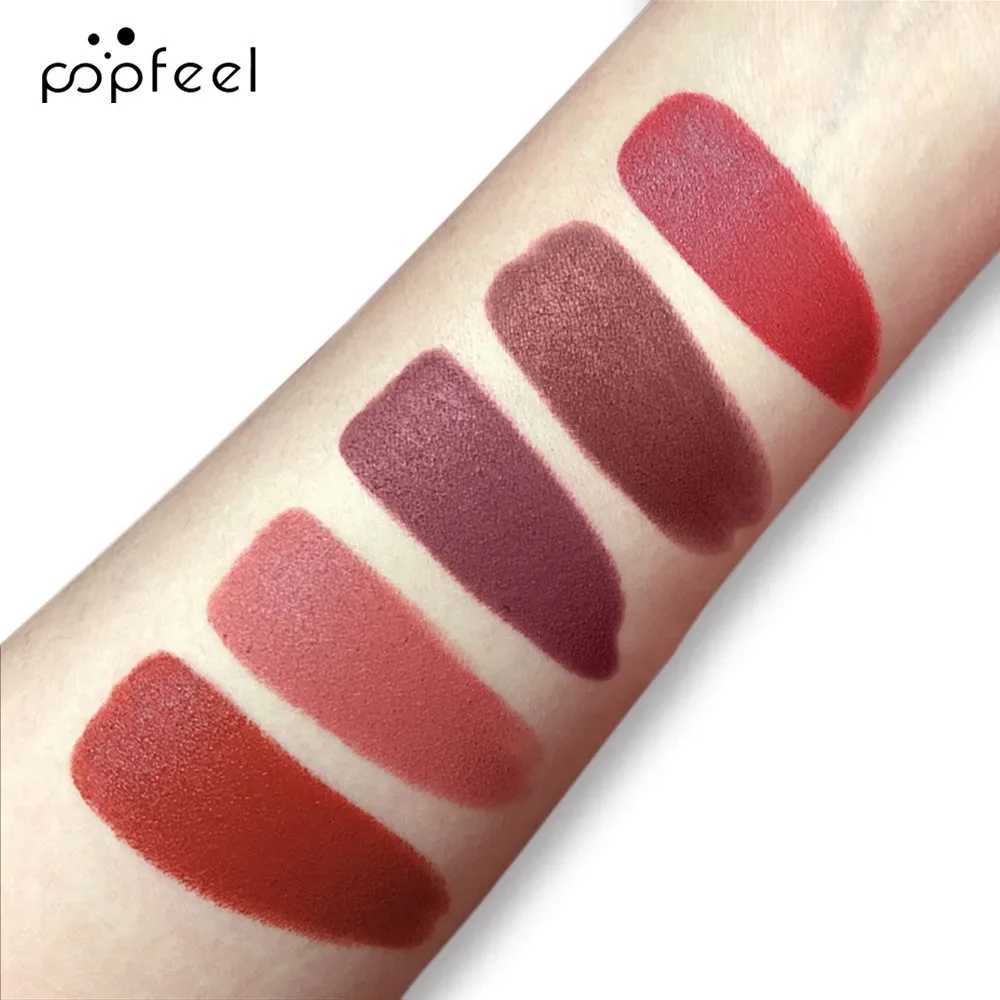 Nude Matte Lipstick Women Waterproof Long-Lasting Velvet Lady Lip Creamy Texture Lipstick Easy To Wear Bottom Nutritious Makeup XJ250623