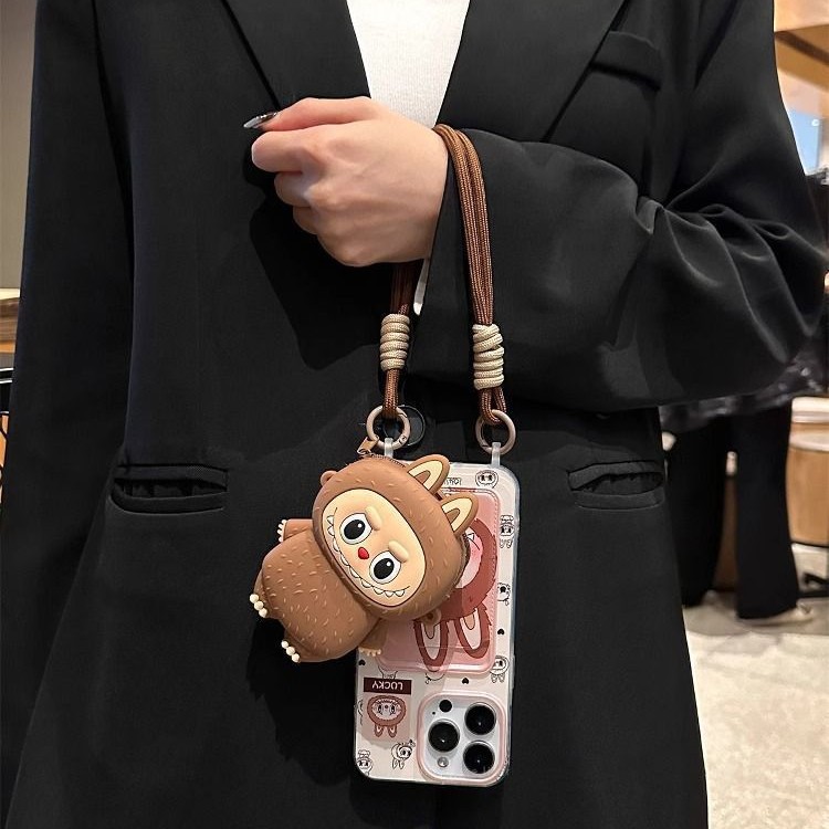 Fun cartoon rag bag for Apple 16ProMax mobile phone case iPhone15 new 13/14/12