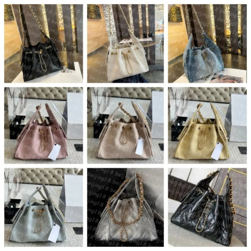 (Colors as Pics show) Designer Large Capacity Shopping Bag Shoulder Handbags Chain Handbag Cosmetic Bags for Women 31227 30616
