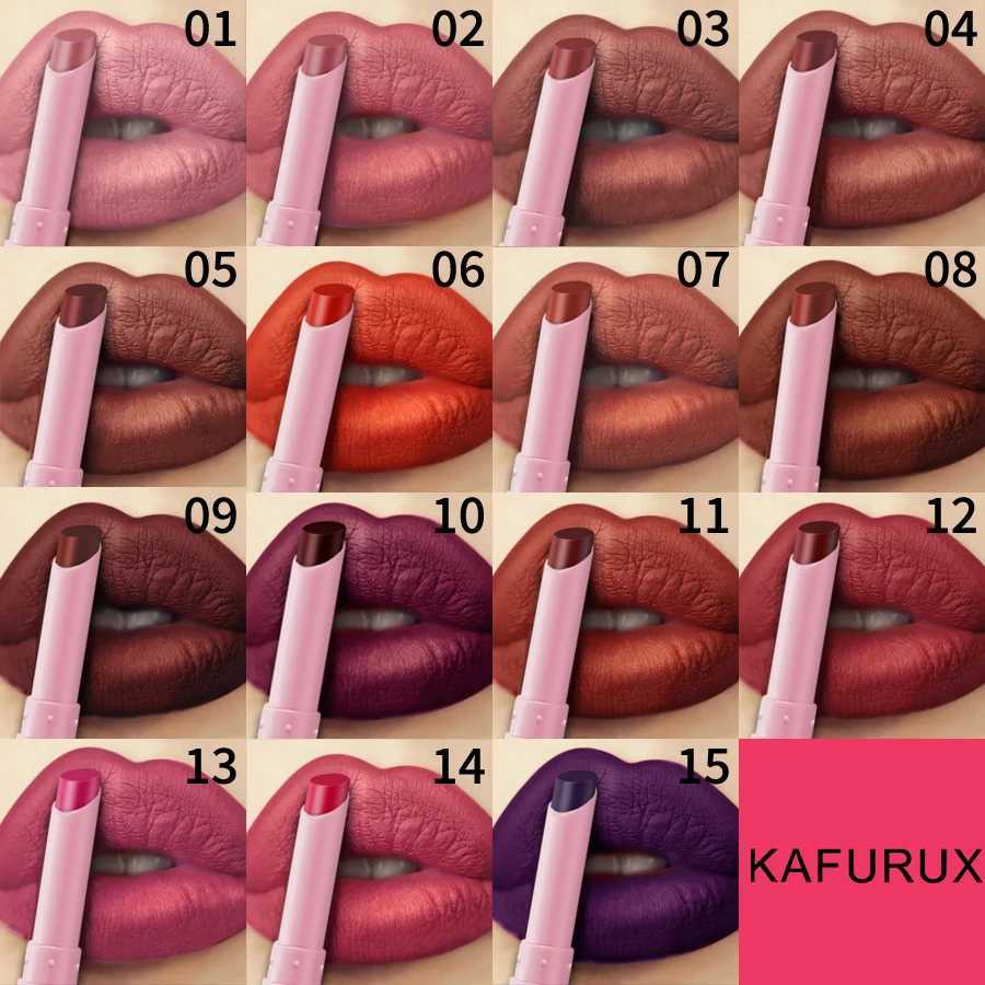 15 Color Cigarette Velvet Matte Waterproof Lipstick Long-lasting Lip Gloss Lip Makeup Red Brown Pink Lip Liner Pen Lip Tint XJ250623
