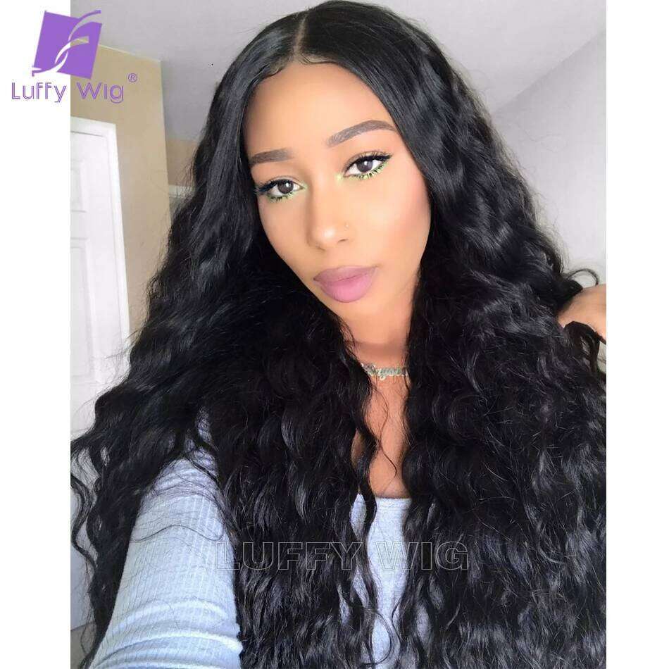 Wet and Wavy Closure 5x5 PU Silk Base 13x6 Lace Front Human Wigs Pre Plucked Remy Brazilian Hair Scalp Top Wig