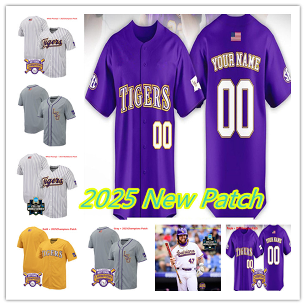 Steven Milam 2025Champ Jersey 34 Chase Shores 23 LuisHernandez 10 MichaelBraswell III 1 Chris Stanfield Custom Stitched Baseball Jerseys