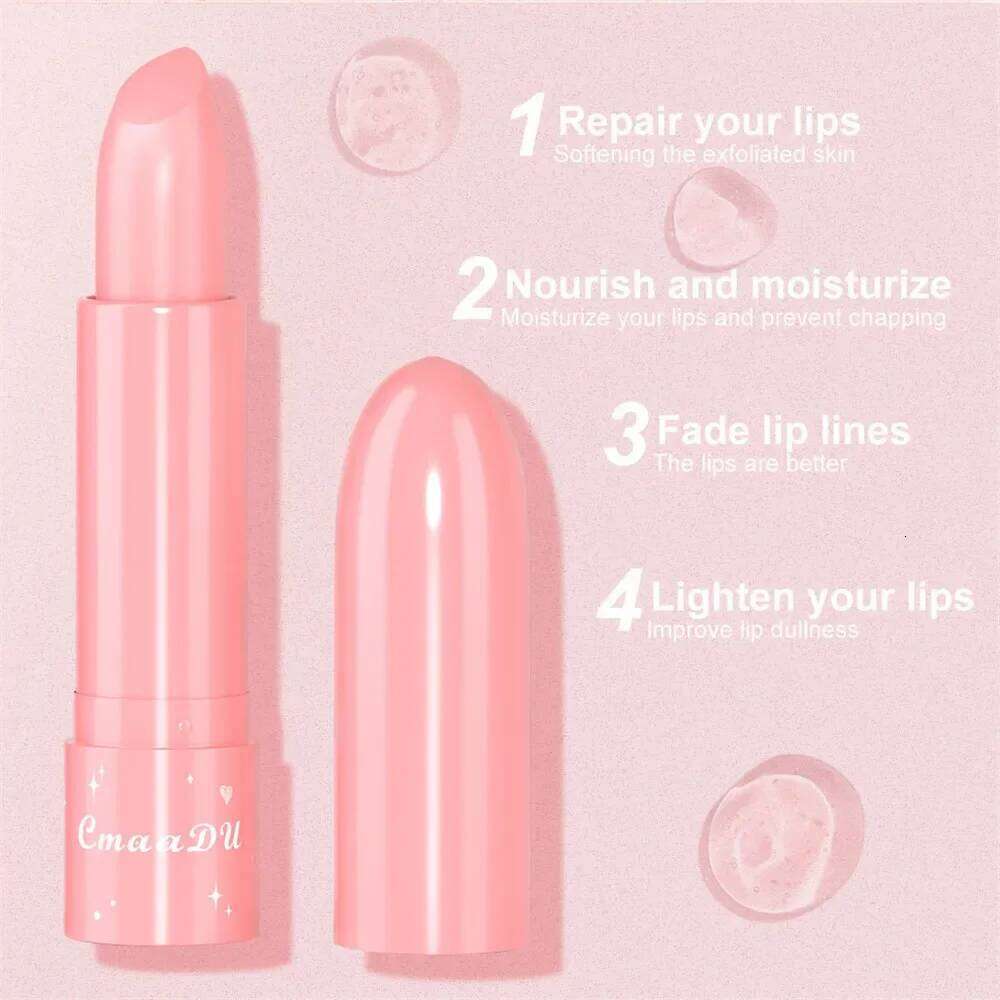 New 6 Colors Fruity Lip Balm Nourish Moisturize Lipstick Long Lasting Hydrating Fade Lip Lines Prevent Dry Lips Make Up Lip Care