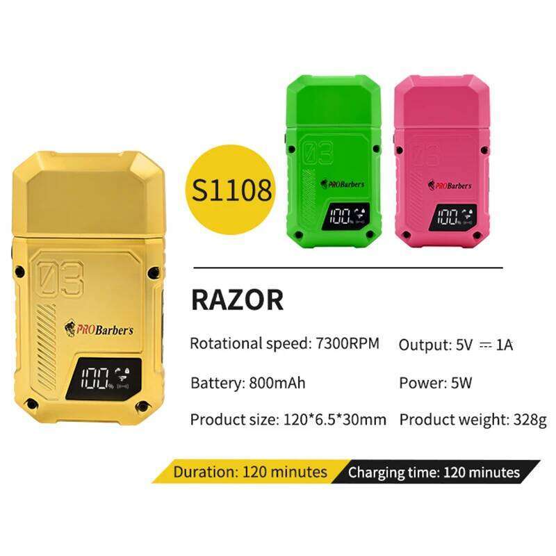 Factory Price Waterproof Razor Portable High Speed Electric Beard Trimmer USB Rechargeable Shaver For Men