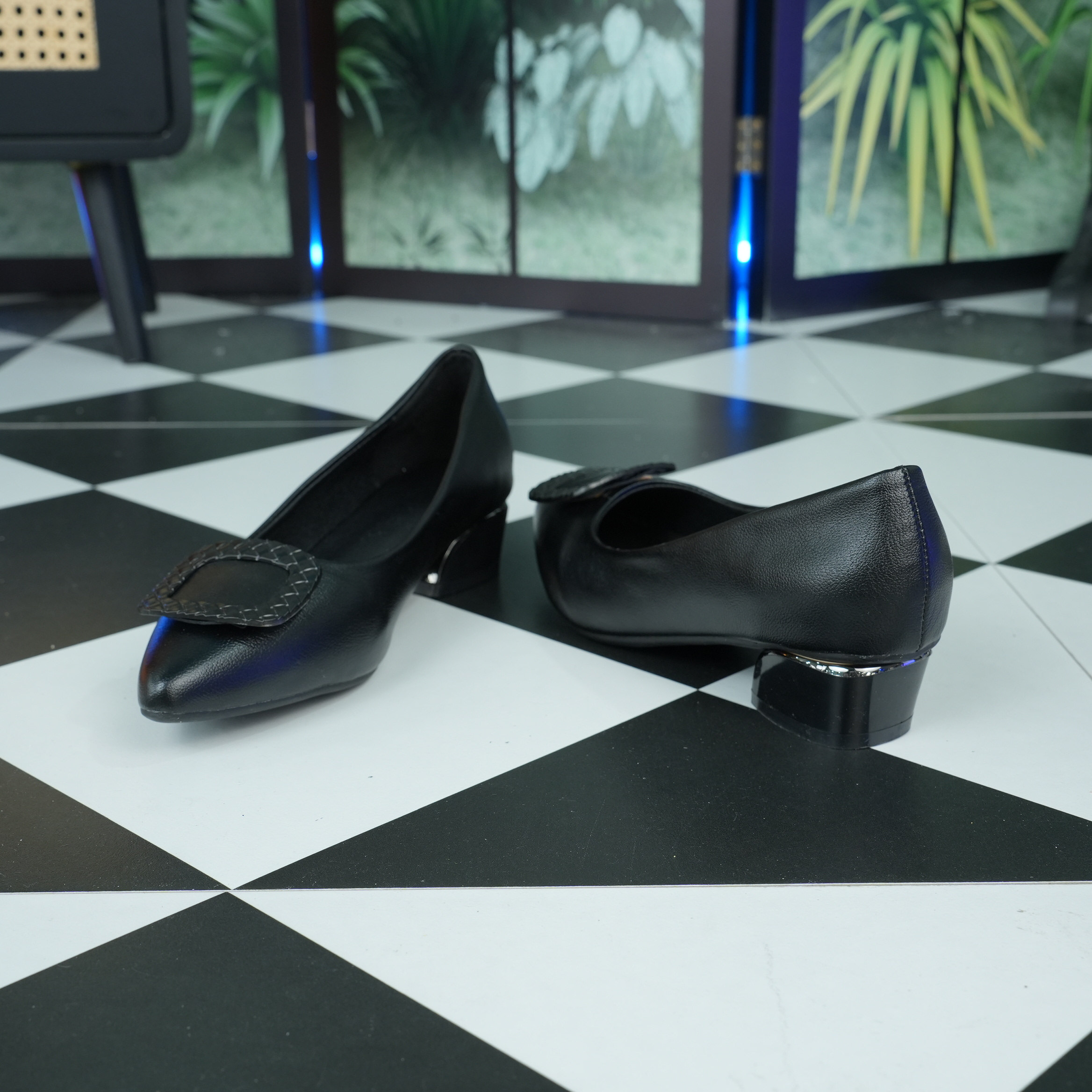 3098-Women's pointed-toe flats, comfortable and casual one-legged flats for walking, driving, office formal wear New