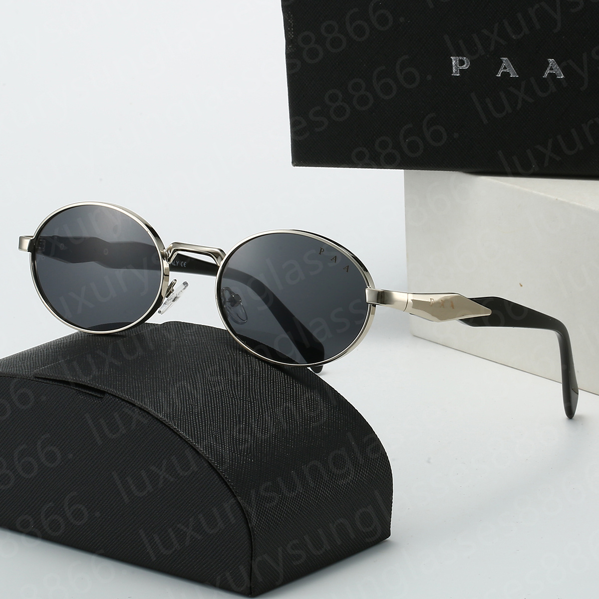 Designer mens Sunglasses luxury Oval sunglasses for men designer summer shades polarized eyeglasses black vintage oversized sun glasses of women male sunglass