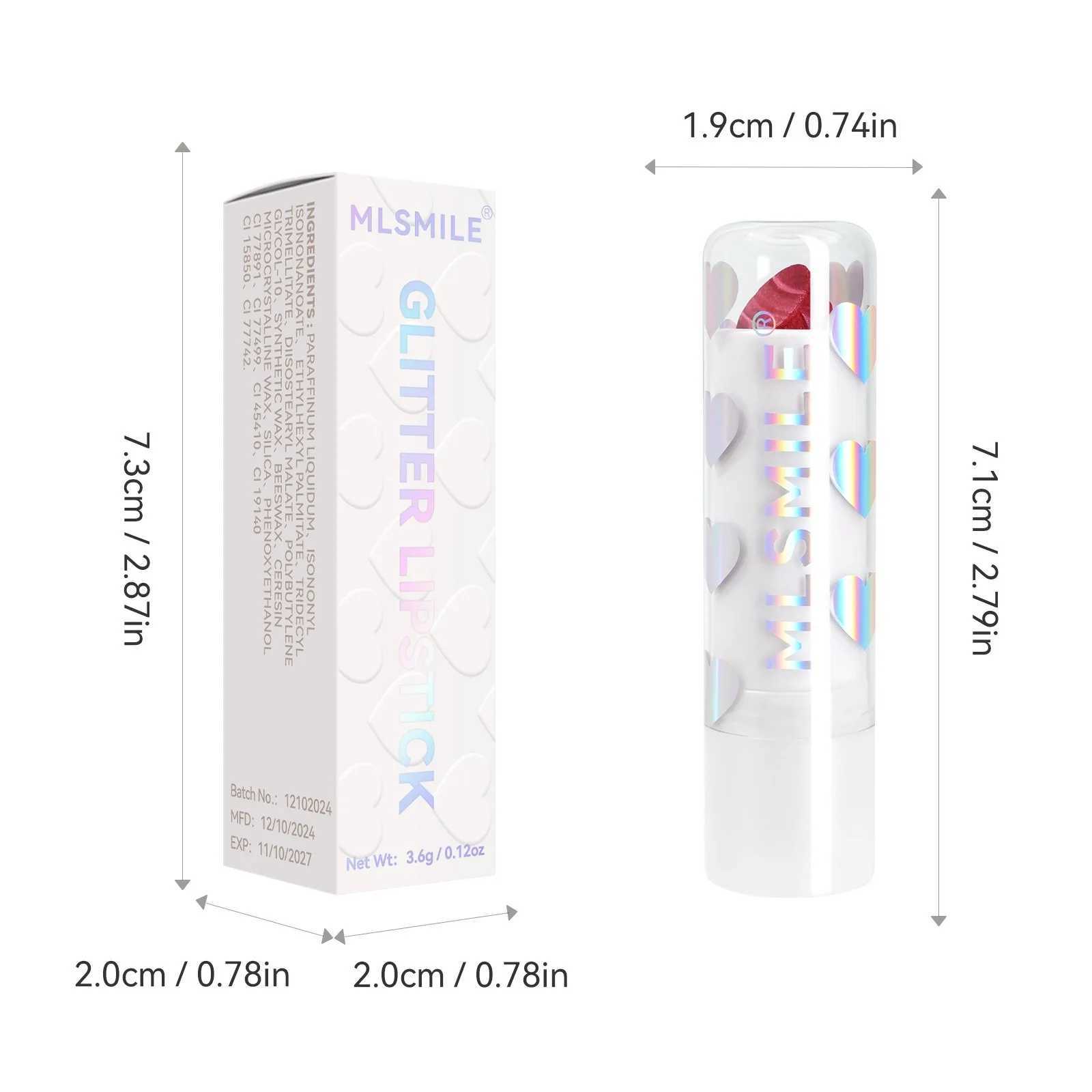 Diamond Pearlescent Lipstick Waterproof Long Lasting Non-stick Cup Matte Velvet Shiny Lipsticks Red Sexy Lips Makeup Cosmetics XJ250623