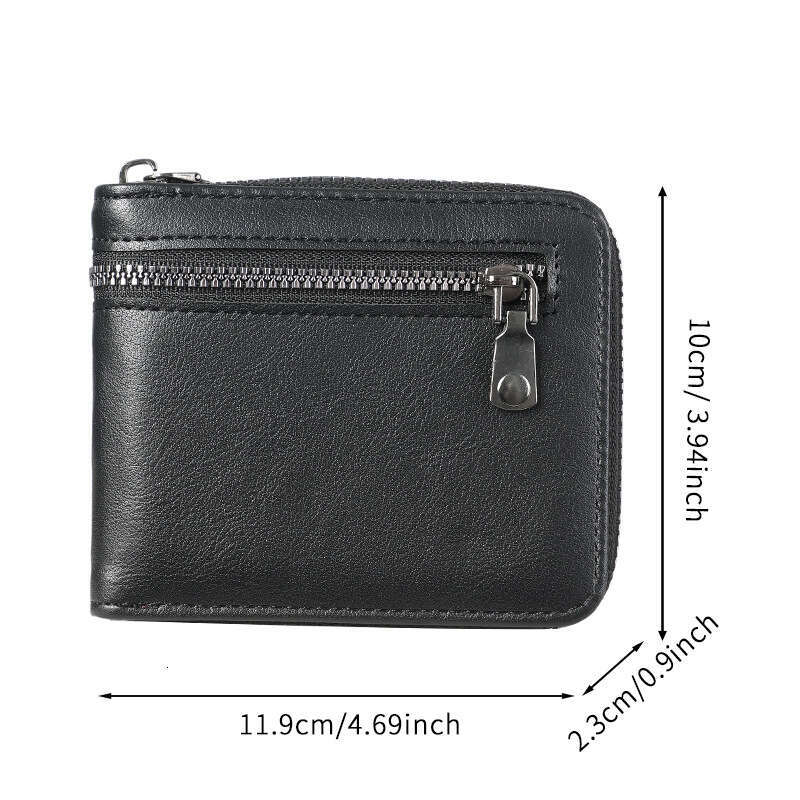 New Men's Large Capacity Multi-Card Slot with Pocket Fashion Card Holder Wallet Coin Purse