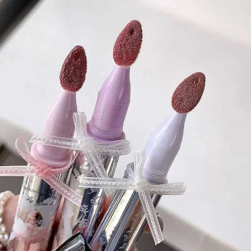 Peach Jelly Lip Glaze Non-stick Lip Tint Lasting Cosmetics Liquid Lip Moisturizing Crystal Lipstick Korean Glass Gloss MakeupXJ250623