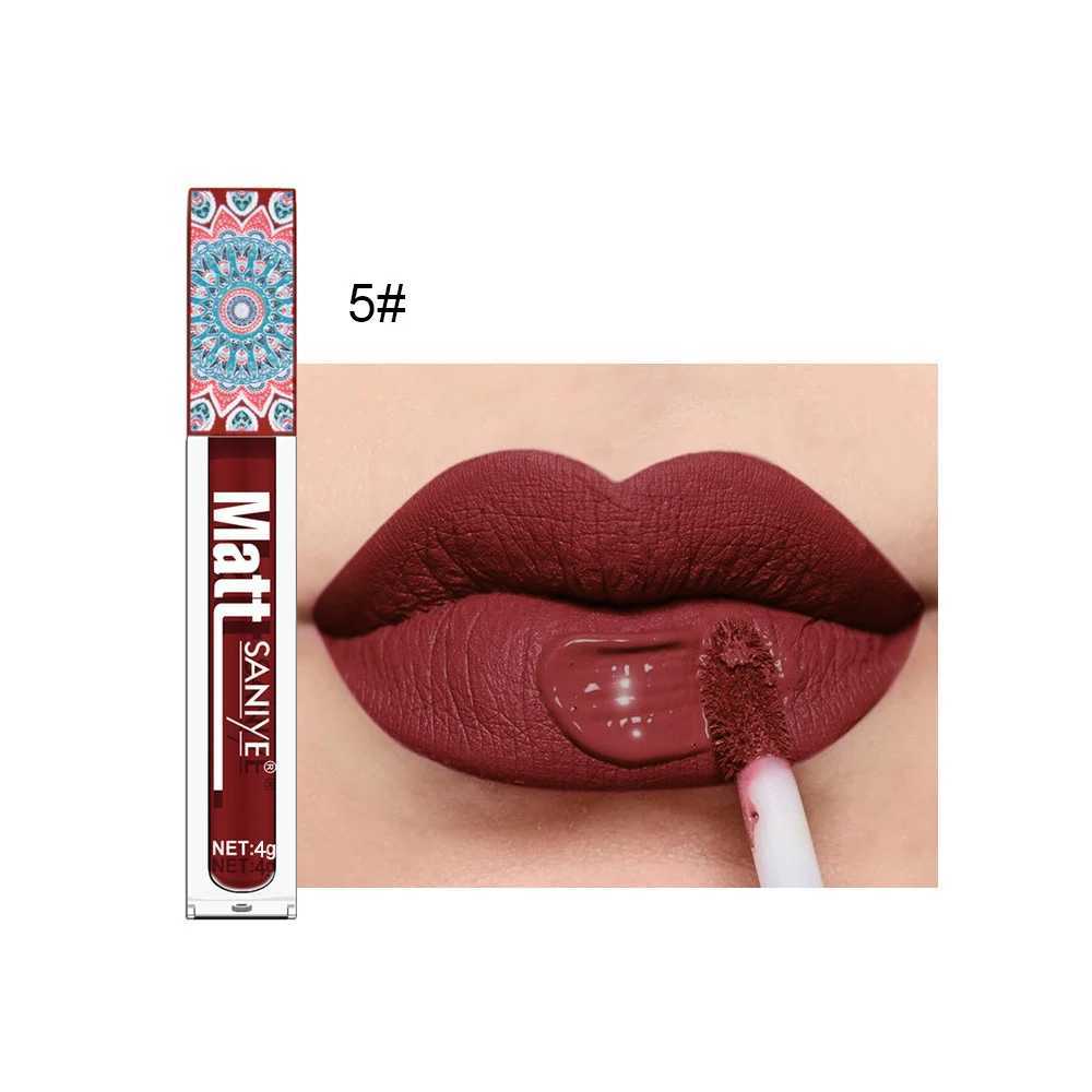 Waterproof Matte Nude Lipstick Brown Nude Pigment Dark Red Long Lasting Velvet Lip Gloss Balm Women Makeup Lipgloss Makeup XJ250623