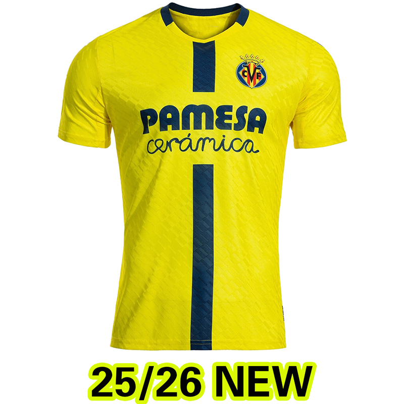 2025 2026 Villarreal CF Soccer Jerseys 25 26 Home Away 3RD Football Shirt MEN kids Camiseta Futbol Shirts uniforms