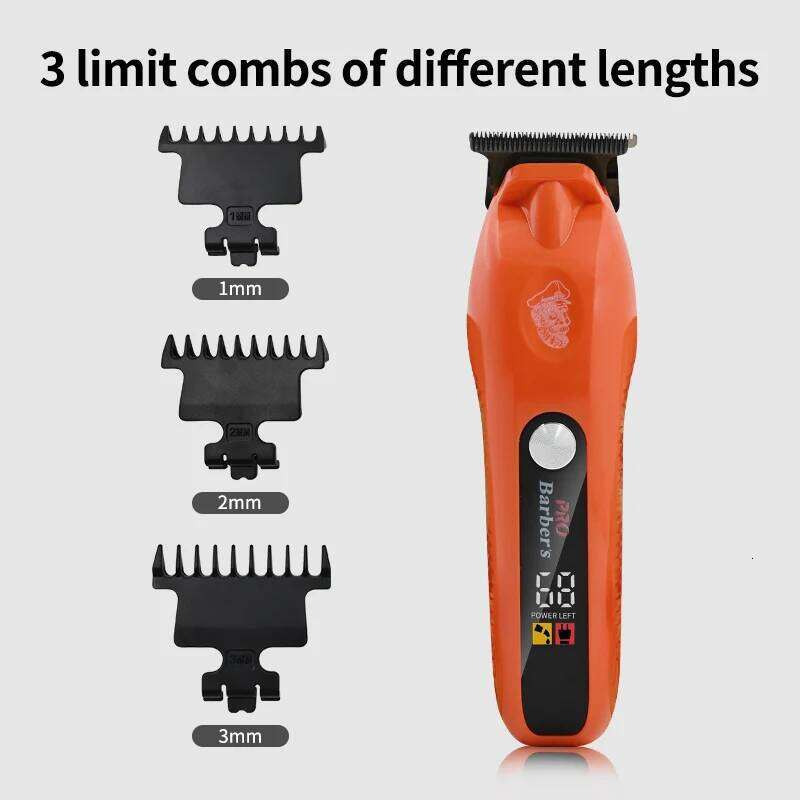 Best Professional Clippers Set Cordless Man Shaver Trimmer Grooming Styler Tools Barber Hair Clipper Hair Hine