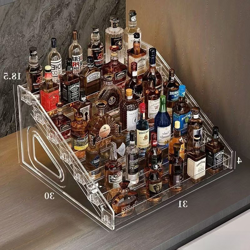 transparent staircase storage box simple design suitable for various scenes