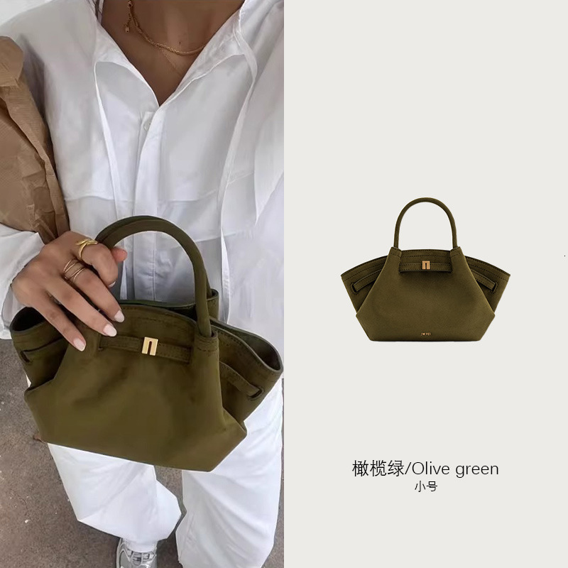 DHAL JWpei Tote 2024 Autumn Winter New High-end Suede designer bags Commuter Large Capacity Handbag Shoulder Dumpling Bag