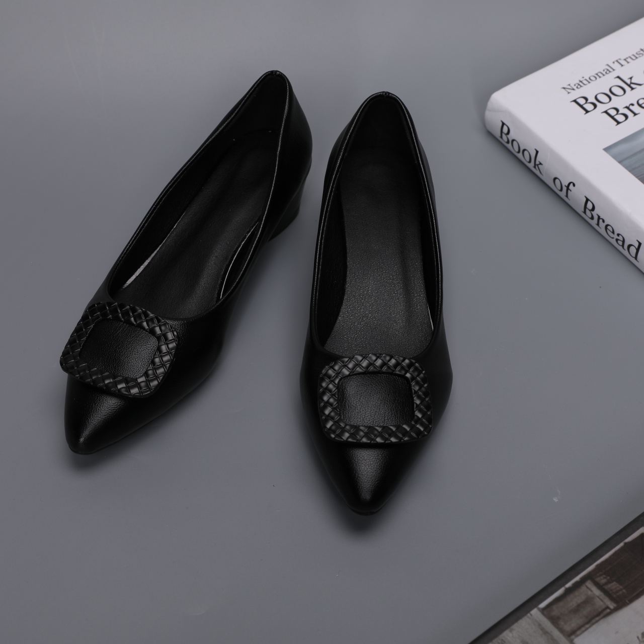 3098-Women's pointed-toe flats, comfortable and casual one-legged flats, suitable for walking, driving, and office formal wear