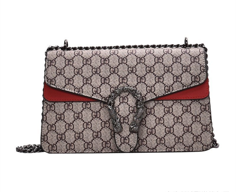 hot free shipping designer Shoulder bag for woman casual classic flap Patchwork vintage fashion cross bag black red