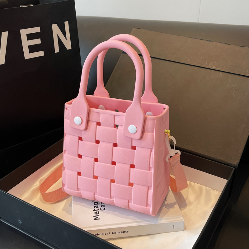 Free Shipping Designer Bag Luxury Bag Korean Style EVA Hole Small Square Bag 2025 Summer Trend New Niche Beach Vacation Shoulder Bag Ins Crossbody Bag