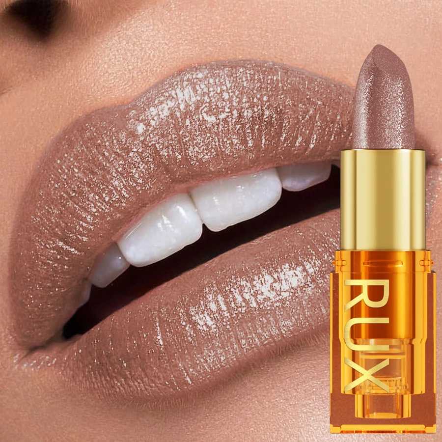 16 colors Bold Intense Glitter Shiny Metallic Lipstick Pearlescent Lip Tint Long-lasting Lip Makeup Gifts for Women Cosmetics XJ250623