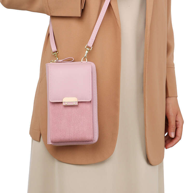 2023 New Women's Phone Trendy Simple Ladies Shoulder Crossbody Korean Style Lock Small Square Bag