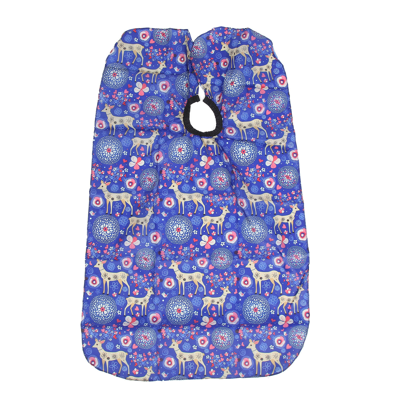 Snap Neckline Hairdressing Apron Waterproof Hairdresser Gown Barber Fashion Pattern Haircut Cloth Antistatic Hairstyling Capes