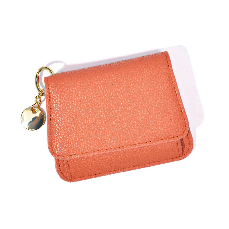 Free Shipping 2025 New Designer Bag Ins Style Women's Wallet Short Fashion Multi-color Multi-card Slot Card Holder Zipper Coin Purse Export Multi