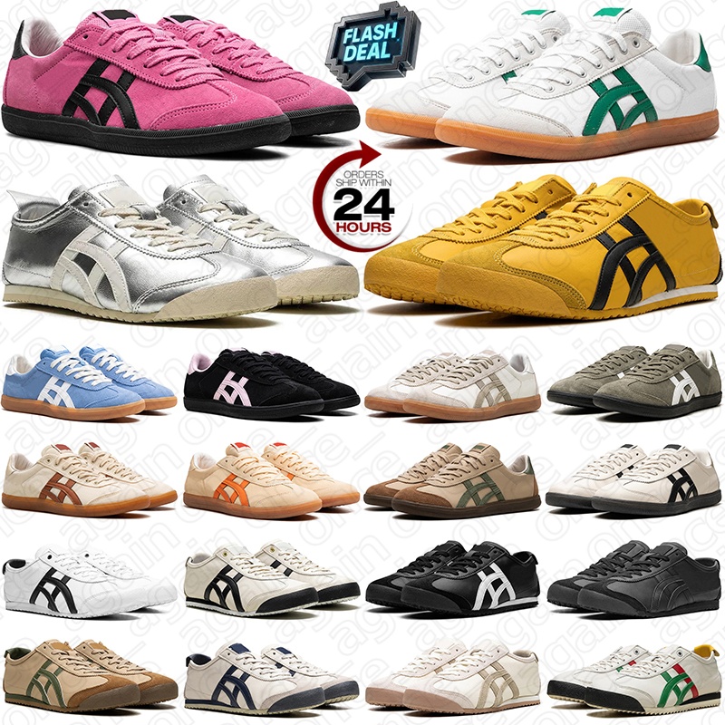 Free Shipping casual Shoes designer tigers mens trainers chaussure Black Blue White Gum tiger shoe womens men outdoor sports sneaker fashion