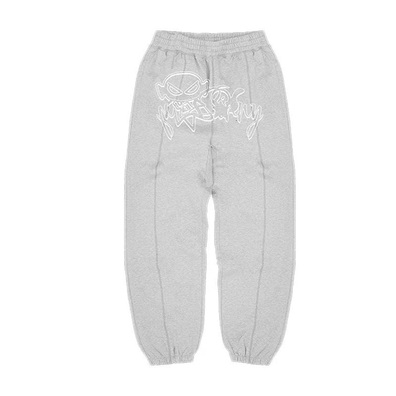 Y2k Europe and the United States retro dragon embroidery men pants hip hop trend fashion straight pants casual loose sweatpants 250214