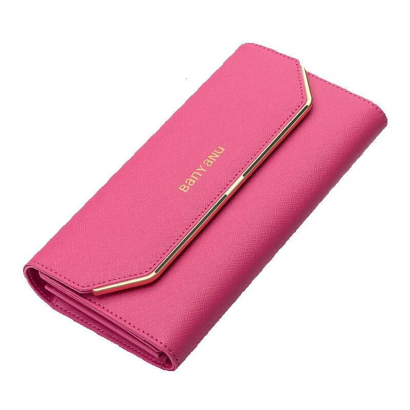 Free Shipping 2025 New Designer Bag Leather Women's Long Wallet Simple Fashion Genuine Leather Women's Thin Wallet
