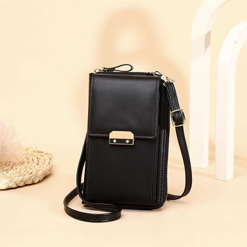 2023 New Women's Phone Trendy Simple Ladies Shoulder Crossbody Korean Style Lock Small Square Bag