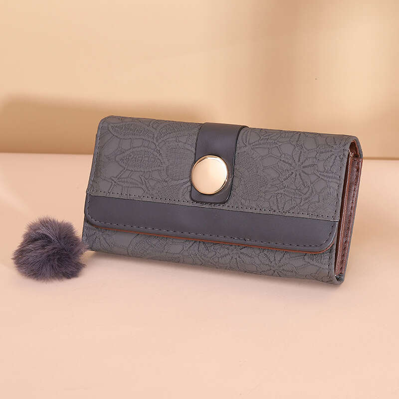 New Women's Long Fashion Clutch Multi-Card Slot Phone Bag Korean Style Coin Purse Women Wallet