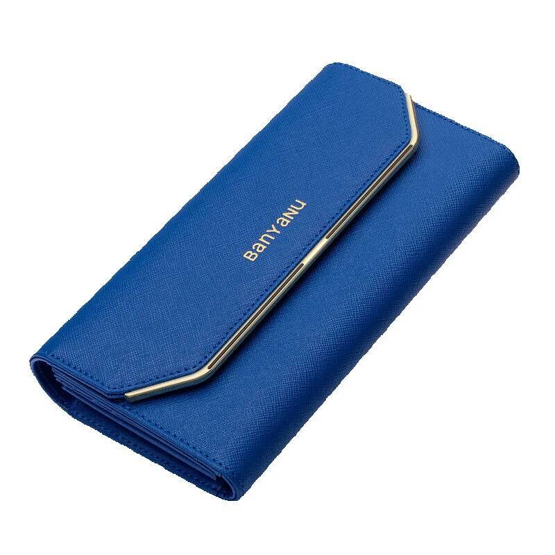 Free Shipping 2025 New Designer Bag Leather Women's Long Wallet Simple Fashion Genuine Leather Women's Thin Wallet