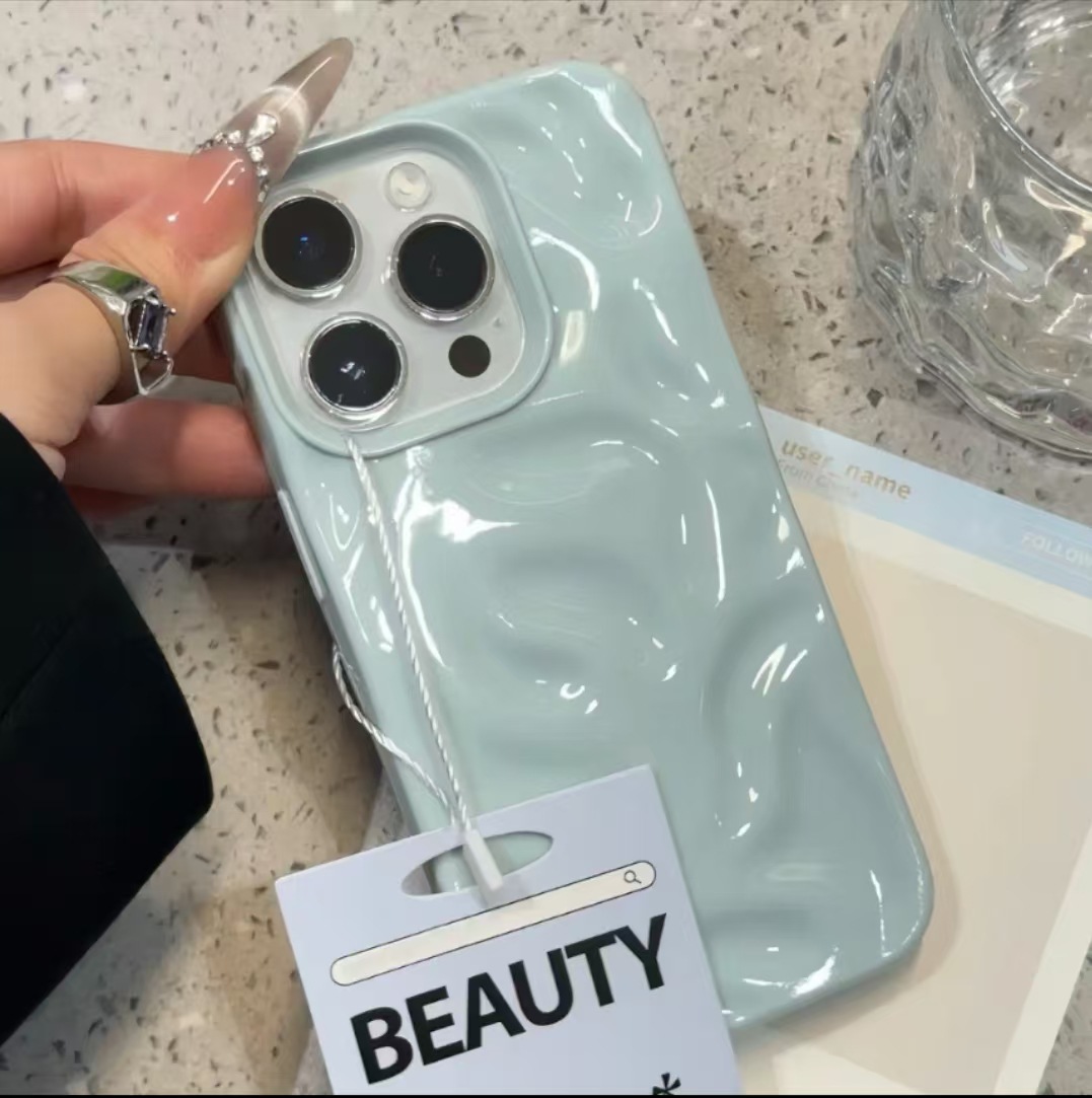 ins jelly-colored meteorite pattern is suitable for Apple 16/15promax mobile phone case 14 new models 13 women 12.