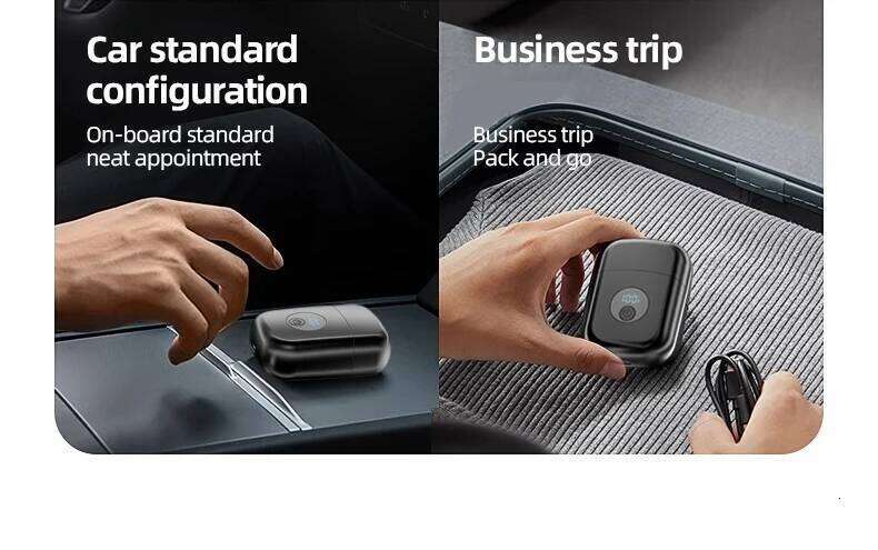 New Compact, Powerful, Long-Lasting Reciprocating Electric Shaver For Men, Full Body Wash Three Blade Rechargeable Shaver, Beard