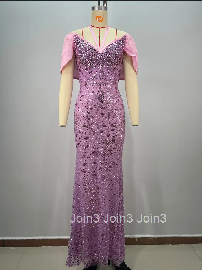 Womens Violet Bandage Dress Sequin Sequins Short Sleeve Halter Off The Shoulder V-Neck Mermaid Evening Gown Formal Party Wear