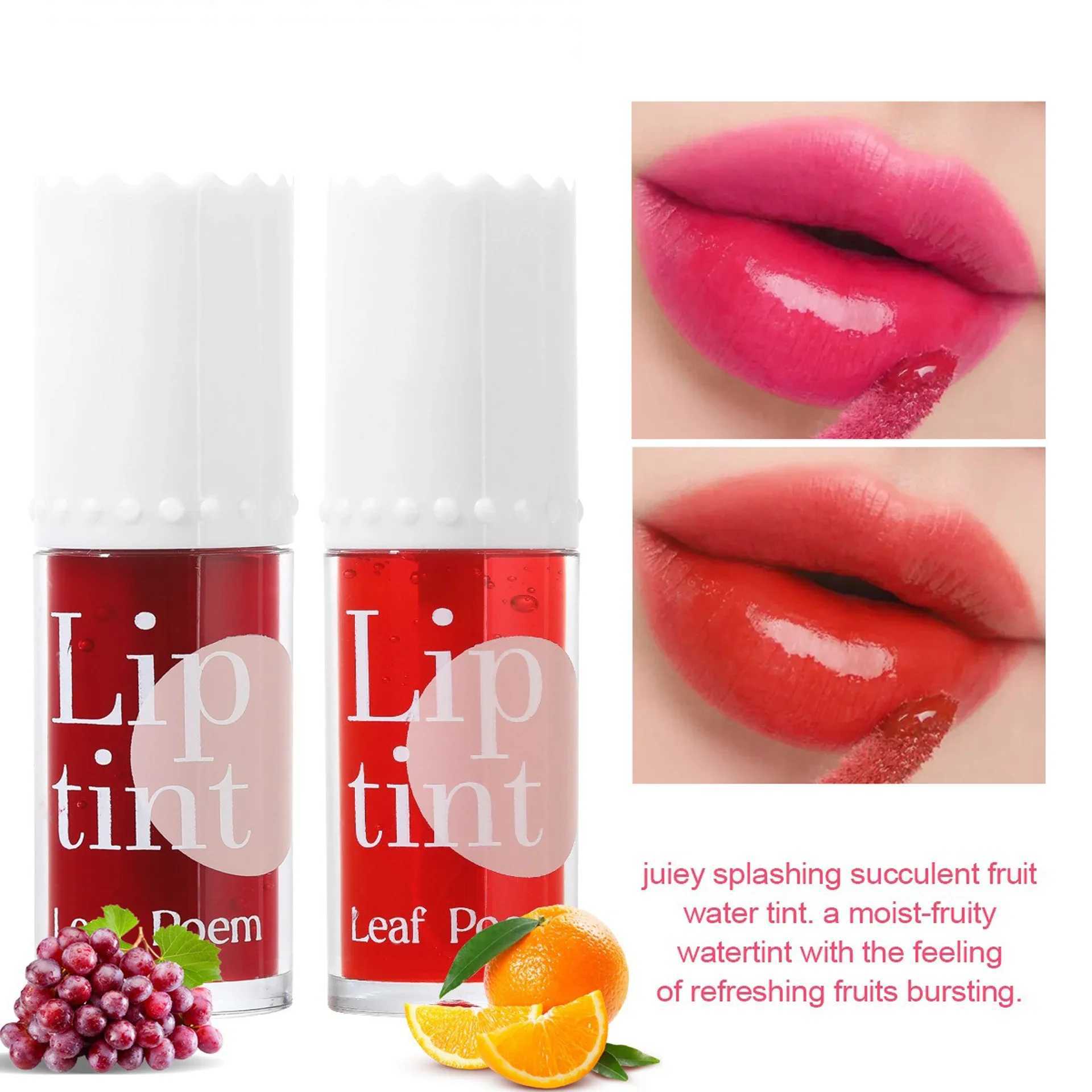 6 Colors Moisturizing Liquid Lipstick Jelly Lasting Cherry Red Pink Glossy Blush Lip Gloss Sexy Non Sticky Cup Lip Tint Makeup XJ250623