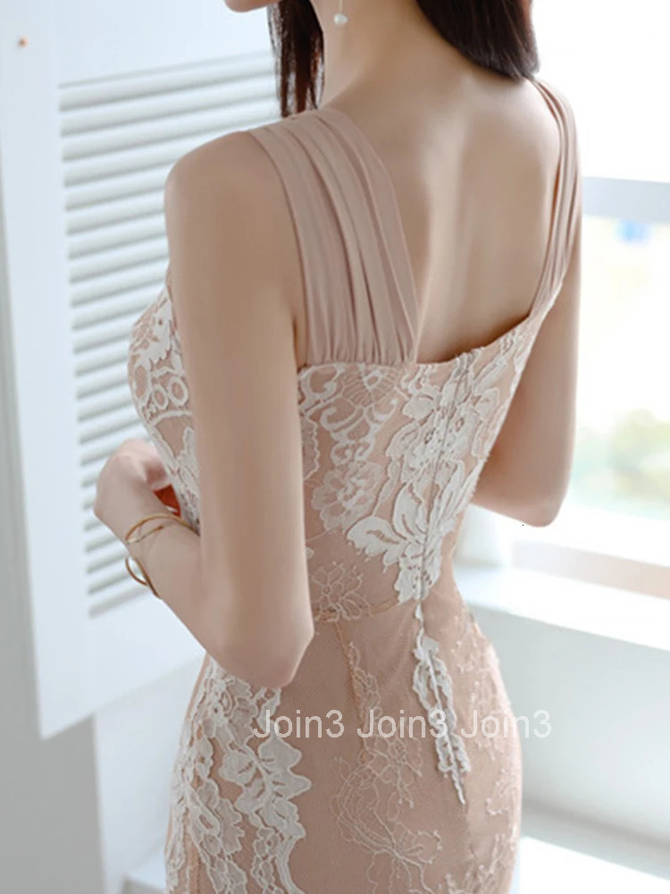 Summer Elegant Women Evening Dress Chic Lace Sexy Strap Slim Midi Dresses Party Club Gown Vacation Mujer Femme Vestidos Fiesta