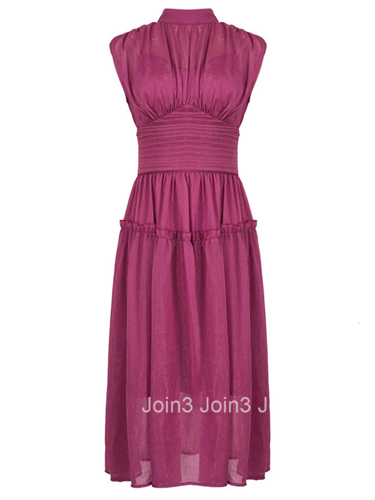 Summer Fashion Elegant Chiffon Bright Silk Evening Dress Women Clothes Vintage Sleeveless Corset Slim Party Robe Vestidos Fiesta